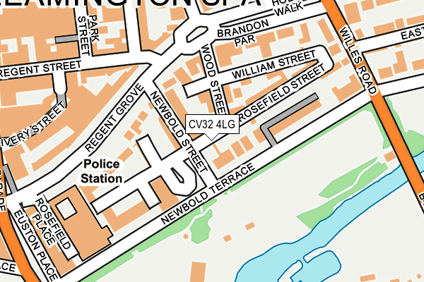 CV32 4LG map - OS OpenMap – Local (Ordnance Survey)
