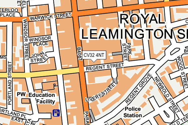 CV32 4NT map - OS OpenMap – Local (Ordnance Survey)