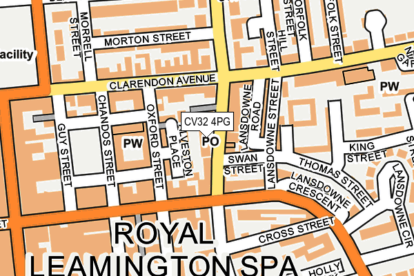 CV32 4PG map - OS OpenMap – Local (Ordnance Survey)