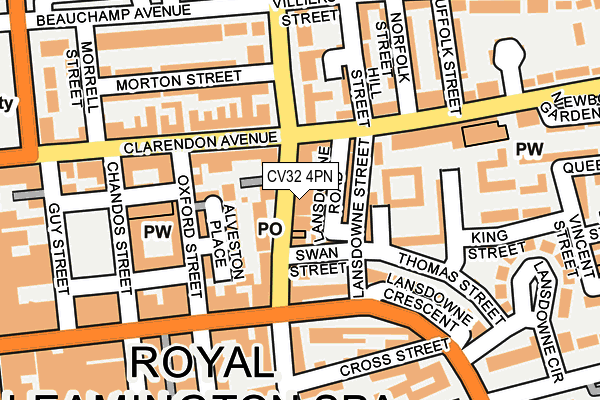 CV32 4PN map - OS OpenMap – Local (Ordnance Survey)