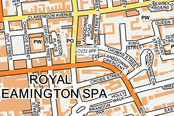 CV32 4PP map - OS OpenMap – Local (Ordnance Survey)