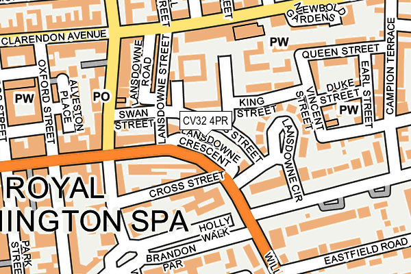 CV32 4PR map - OS OpenMap – Local (Ordnance Survey)