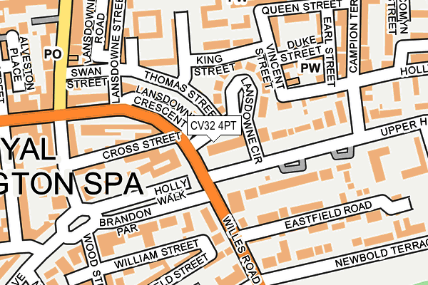 CV32 4PT map - OS OpenMap – Local (Ordnance Survey)