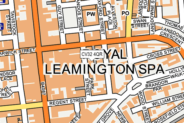 CV32 4QR map - OS OpenMap – Local (Ordnance Survey)