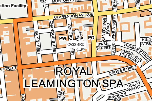 CV32 4RD map - OS OpenMap – Local (Ordnance Survey)