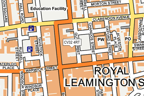 CV32 4RT map - OS OpenMap – Local (Ordnance Survey)