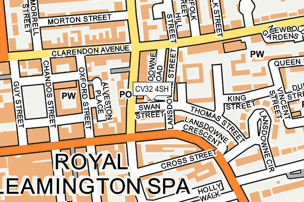 CV32 4SH map - OS OpenMap – Local (Ordnance Survey)