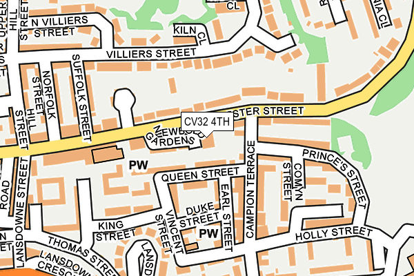 CV32 4TH map - OS OpenMap – Local (Ordnance Survey)