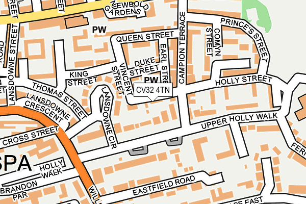 CV32 4TN map - OS OpenMap – Local (Ordnance Survey)