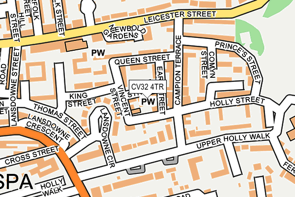 CV32 4TR map - OS OpenMap – Local (Ordnance Survey)