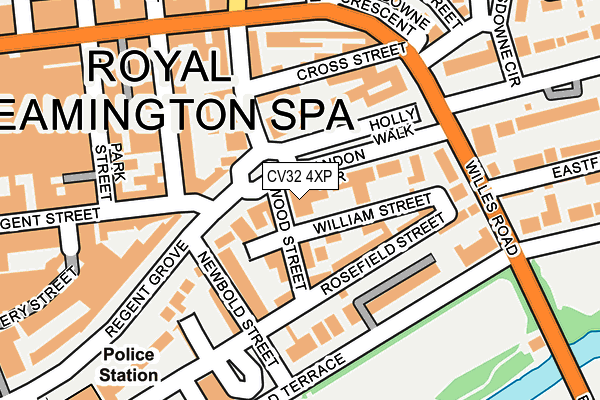 CV32 4XP map - OS OpenMap – Local (Ordnance Survey)