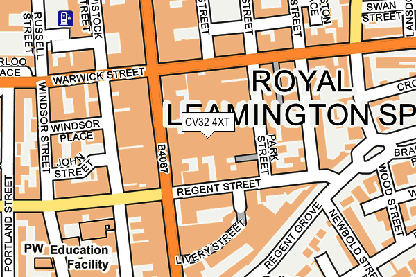 CV32 4XT map - OS OpenMap – Local (Ordnance Survey)