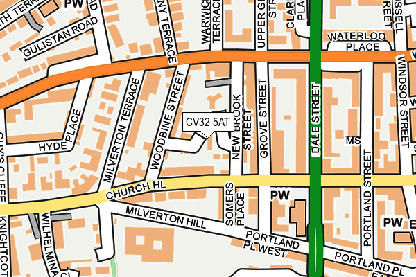 CV32 5AT map - OS OpenMap – Local (Ordnance Survey)