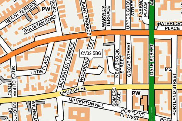 CV32 5BG map - OS OpenMap – Local (Ordnance Survey)