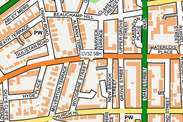 CV32 5BH map - OS OpenMap – Local (Ordnance Survey)