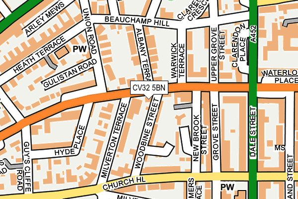 CV32 5BN map - OS OpenMap – Local (Ordnance Survey)