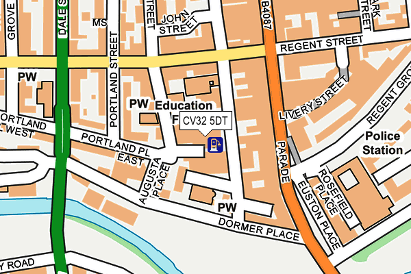 CV32 5DT map - OS OpenMap – Local (Ordnance Survey)