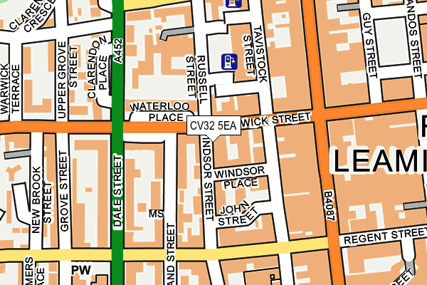 CV32 5EA map - OS OpenMap – Local (Ordnance Survey)