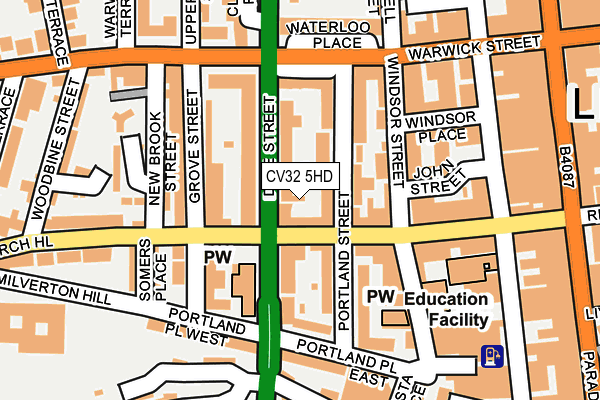 CV32 5HD map - OS OpenMap – Local (Ordnance Survey)