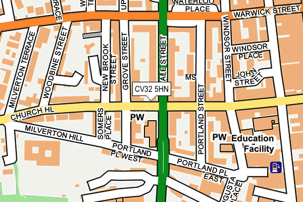 CV32 5HN map - OS OpenMap – Local (Ordnance Survey)