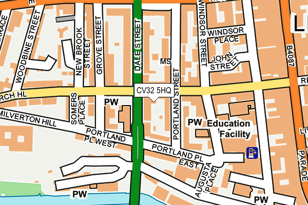 CV32 5HQ map - OS OpenMap – Local (Ordnance Survey)