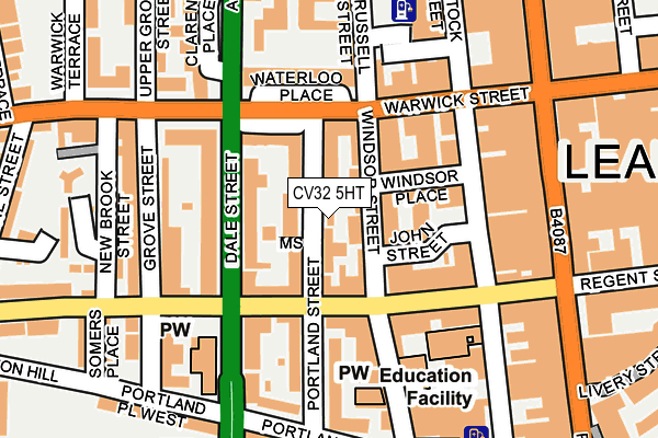 CV32 5HT map - OS OpenMap – Local (Ordnance Survey)