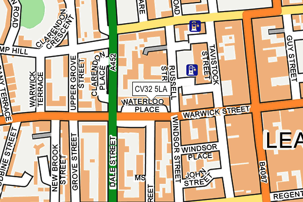 CV32 5LA map - OS OpenMap – Local (Ordnance Survey)