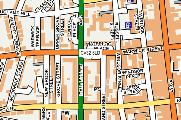 CV32 5LD map - OS OpenMap – Local (Ordnance Survey)