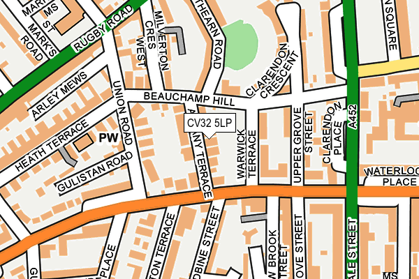 CV32 5LP map - OS OpenMap – Local (Ordnance Survey)