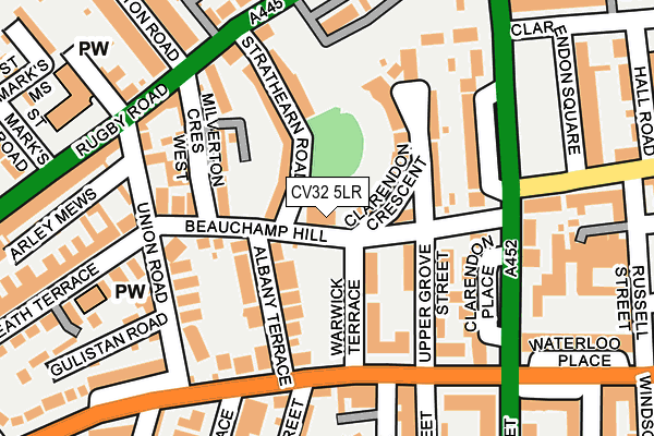 CV32 5LR map - OS OpenMap – Local (Ordnance Survey)