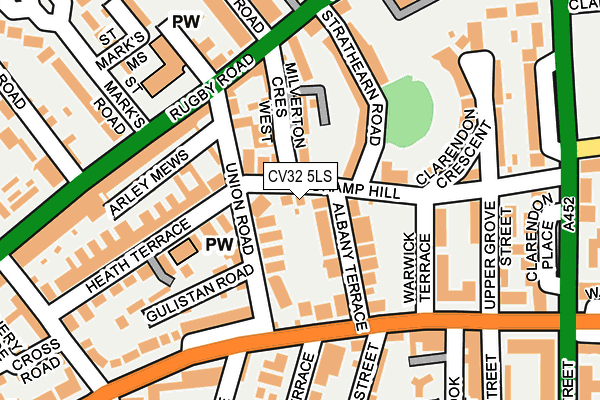 CV32 5LS map - OS OpenMap – Local (Ordnance Survey)