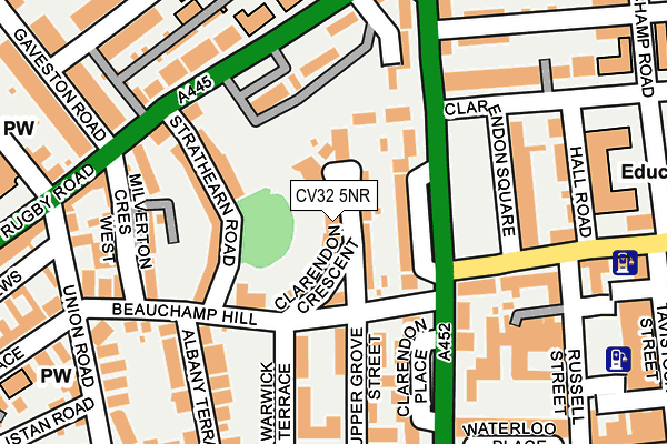 CV32 5NR map - OS OpenMap – Local (Ordnance Survey)