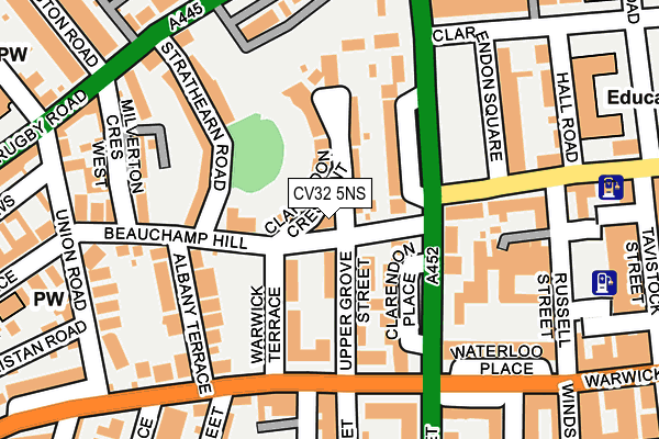 CV32 5NS map - OS OpenMap – Local (Ordnance Survey)