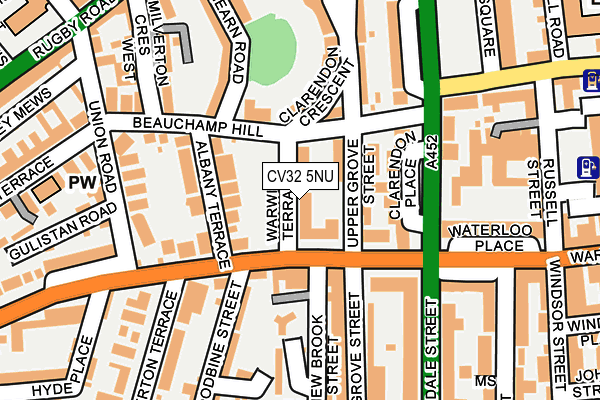 CV32 5NU map - OS OpenMap – Local (Ordnance Survey)