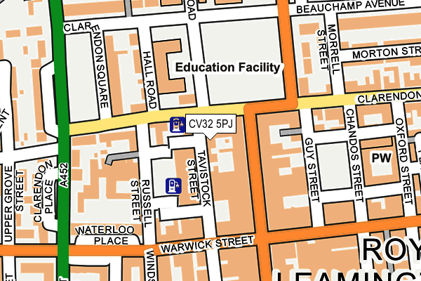 CV32 5PJ map - OS OpenMap – Local (Ordnance Survey)