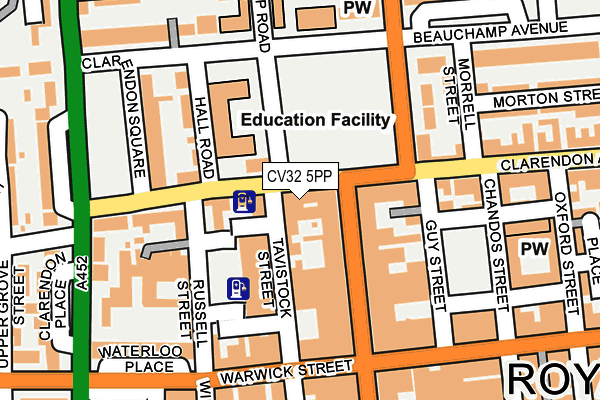 CV32 5PP map - OS OpenMap – Local (Ordnance Survey)