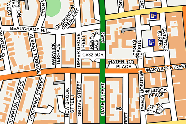 CV32 5QR map - OS OpenMap – Local (Ordnance Survey)