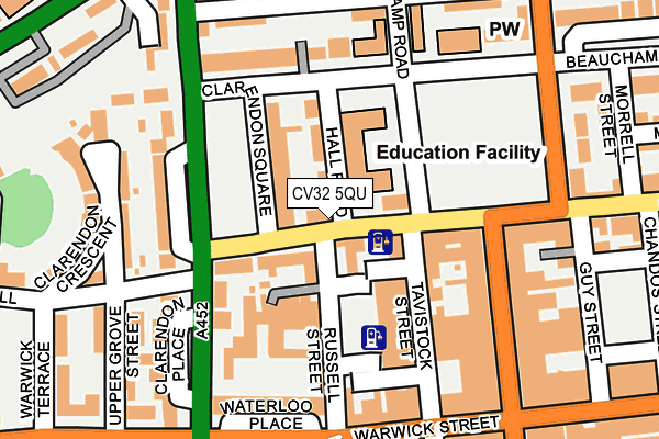 CV32 5QU map - OS OpenMap – Local (Ordnance Survey)