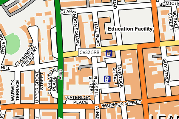 CV32 5RB map - OS OpenMap – Local (Ordnance Survey)