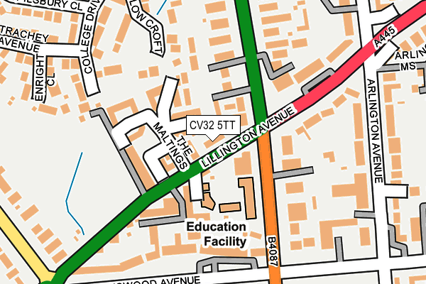 CV32 5TT map - OS OpenMap – Local (Ordnance Survey)