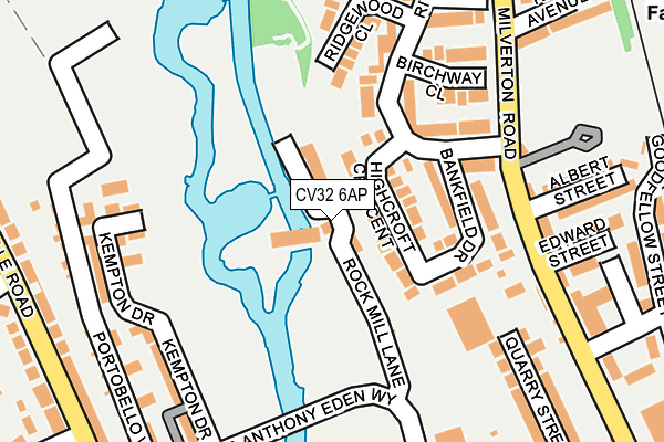 CV32 6AP map - OS OpenMap – Local (Ordnance Survey)
