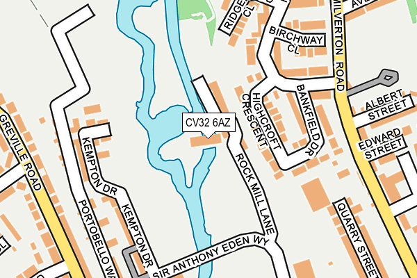 CV32 6AZ map - OS OpenMap – Local (Ordnance Survey)