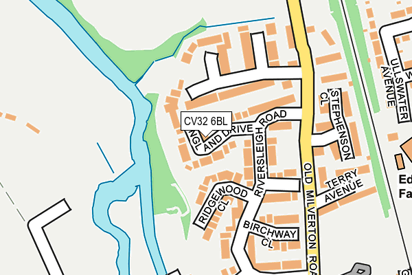 CV32 6BL map - OS OpenMap – Local (Ordnance Survey)