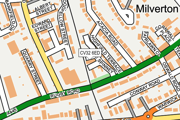 CV32 6ED map - OS OpenMap – Local (Ordnance Survey)