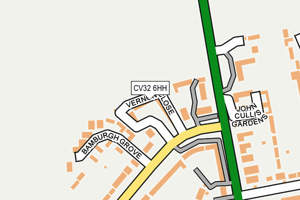 CV32 6HH map - OS OpenMap – Local (Ordnance Survey)