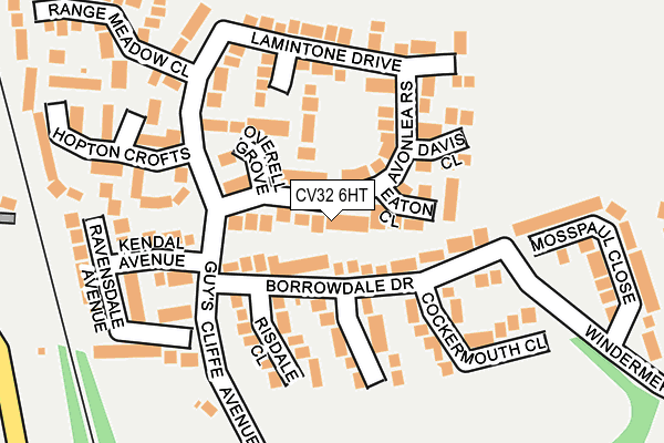 CV32 6HT map - OS OpenMap – Local (Ordnance Survey)