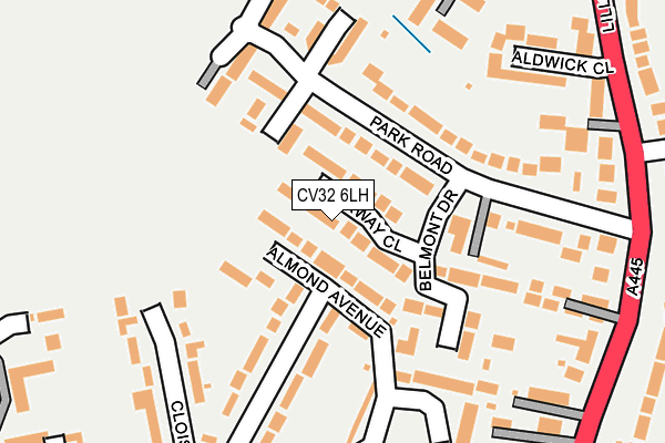 CV32 6LH map - OS OpenMap – Local (Ordnance Survey)