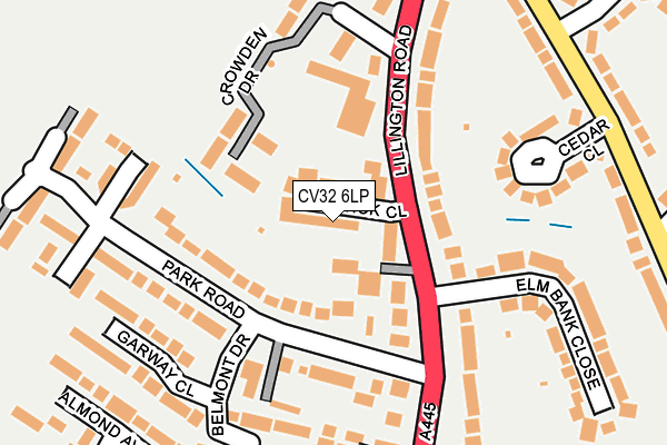 CV32 6LP map - OS OpenMap – Local (Ordnance Survey)