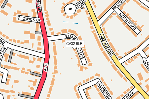 CV32 6LR map - OS OpenMap – Local (Ordnance Survey)