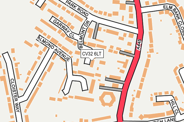 CV32 6LT map - OS OpenMap – Local (Ordnance Survey)